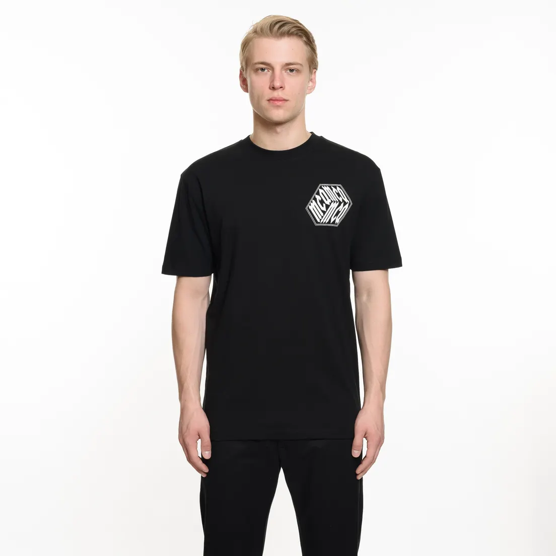 McQ Alexander McQueen Мужская футболка Dropped Shoulder Military