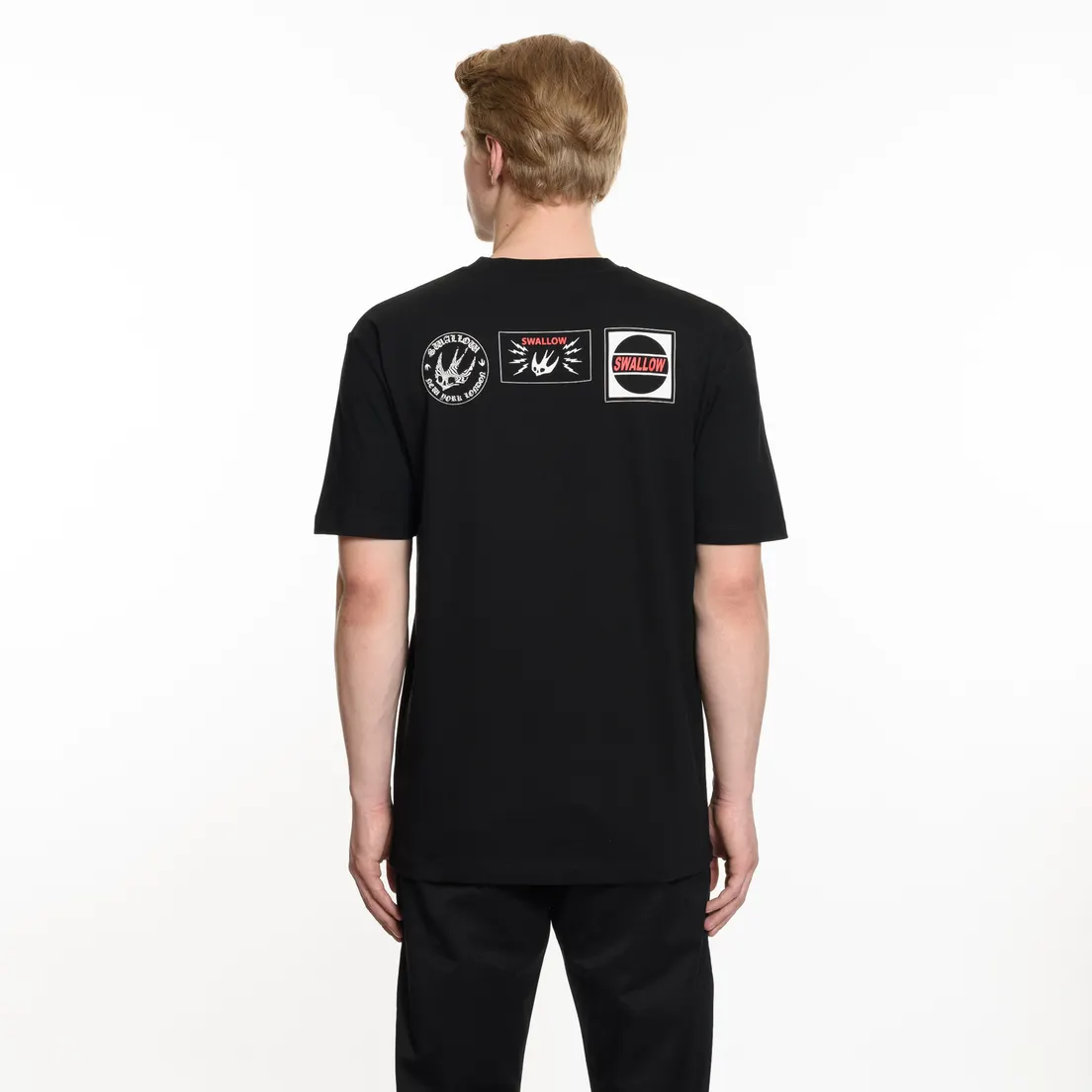 McQ Alexander McQueen Мужская футболка Dropped Shoulder Military