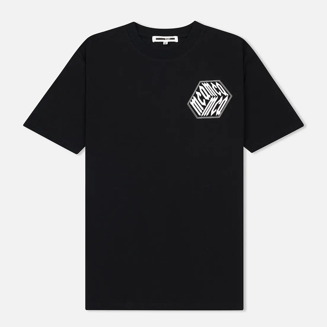 McQ Alexander McQueen Мужская футболка Dropped Shoulder Military