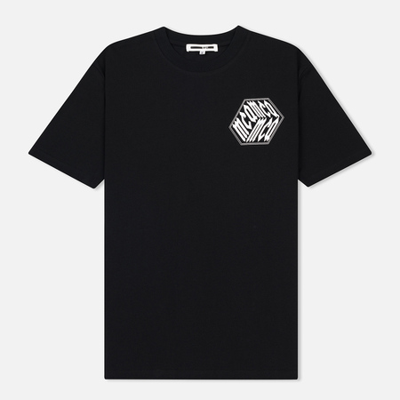 Мужская футболка McQ Alexander McQueen Dropped Shoulder Military Darkest Black