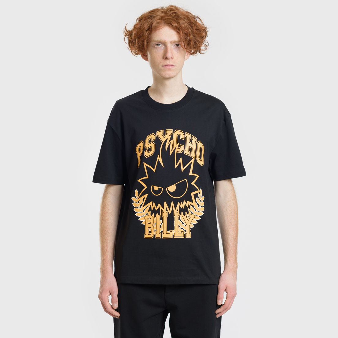 McQ Alexander McQueen Мужская футболка Dropped Shoulder Psycho Billy