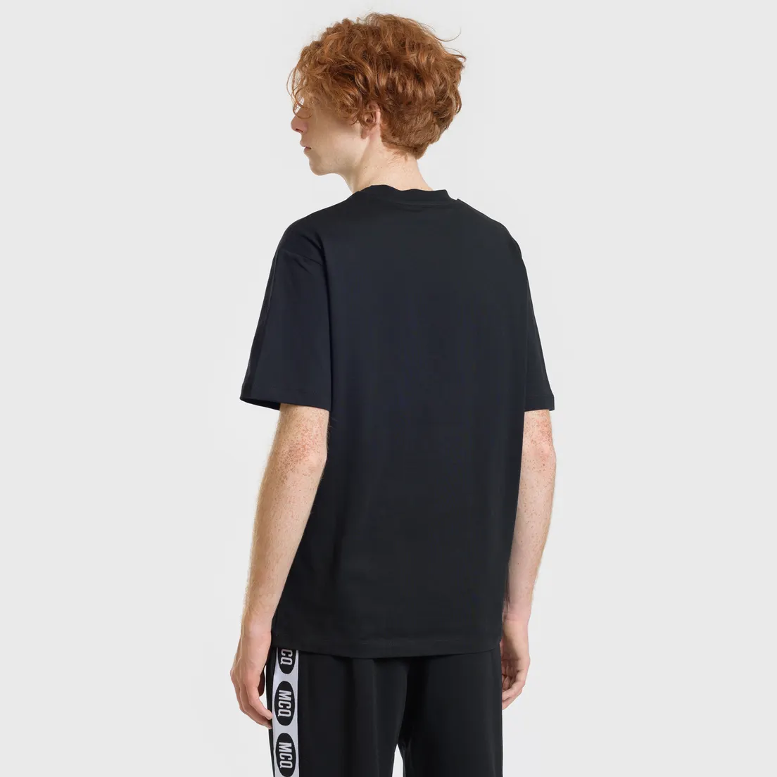 McQ Alexander McQueen Мужская футболка Dropped Shoulder Psycho Billy