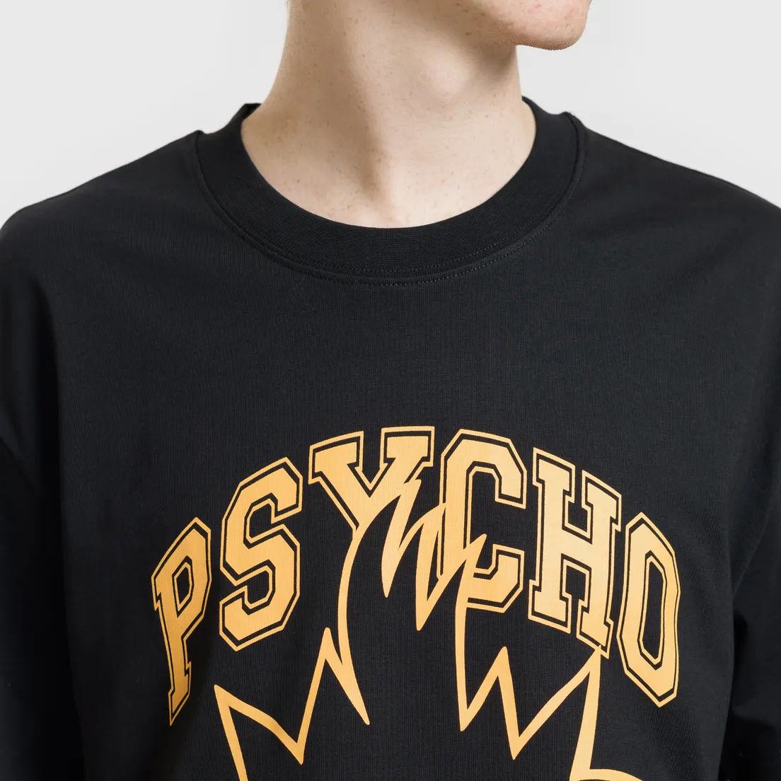 McQ Alexander McQueen Мужская футболка Dropped Shoulder Psycho Billy