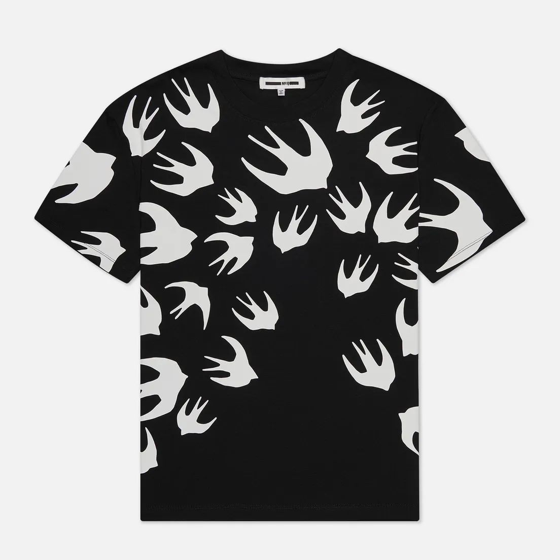 McQ Alexander McQueen Мужская футболка Dropped Shoulder Swallow Swarm