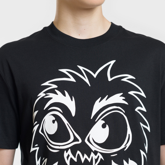 Мужская футболка McQ Alexander McQueen Monster Rally Dropped Shoulder Darkest Black