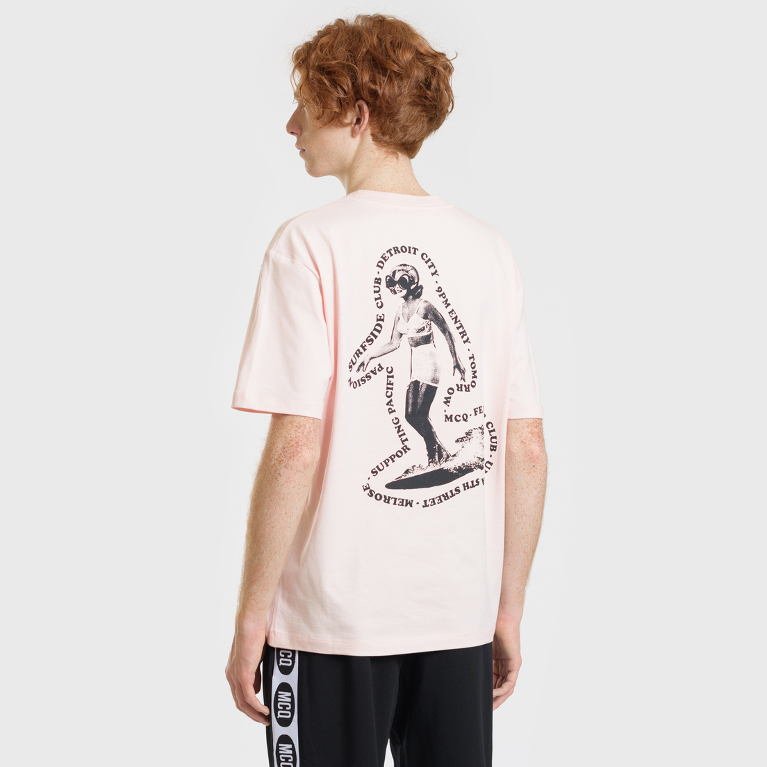 McQ Alexander McQueen Мужская футболка Pocket Surfer Girl