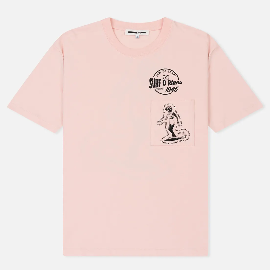 McQ Alexander McQueen Мужская футболка Pocket Surfer Girl