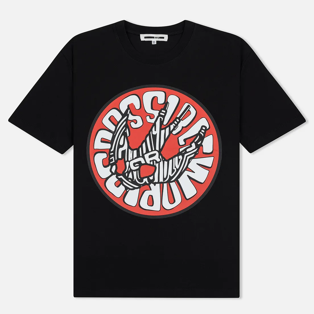 McQ Alexander McQueen Мужская футболка Seasonal Dropped Shoulder