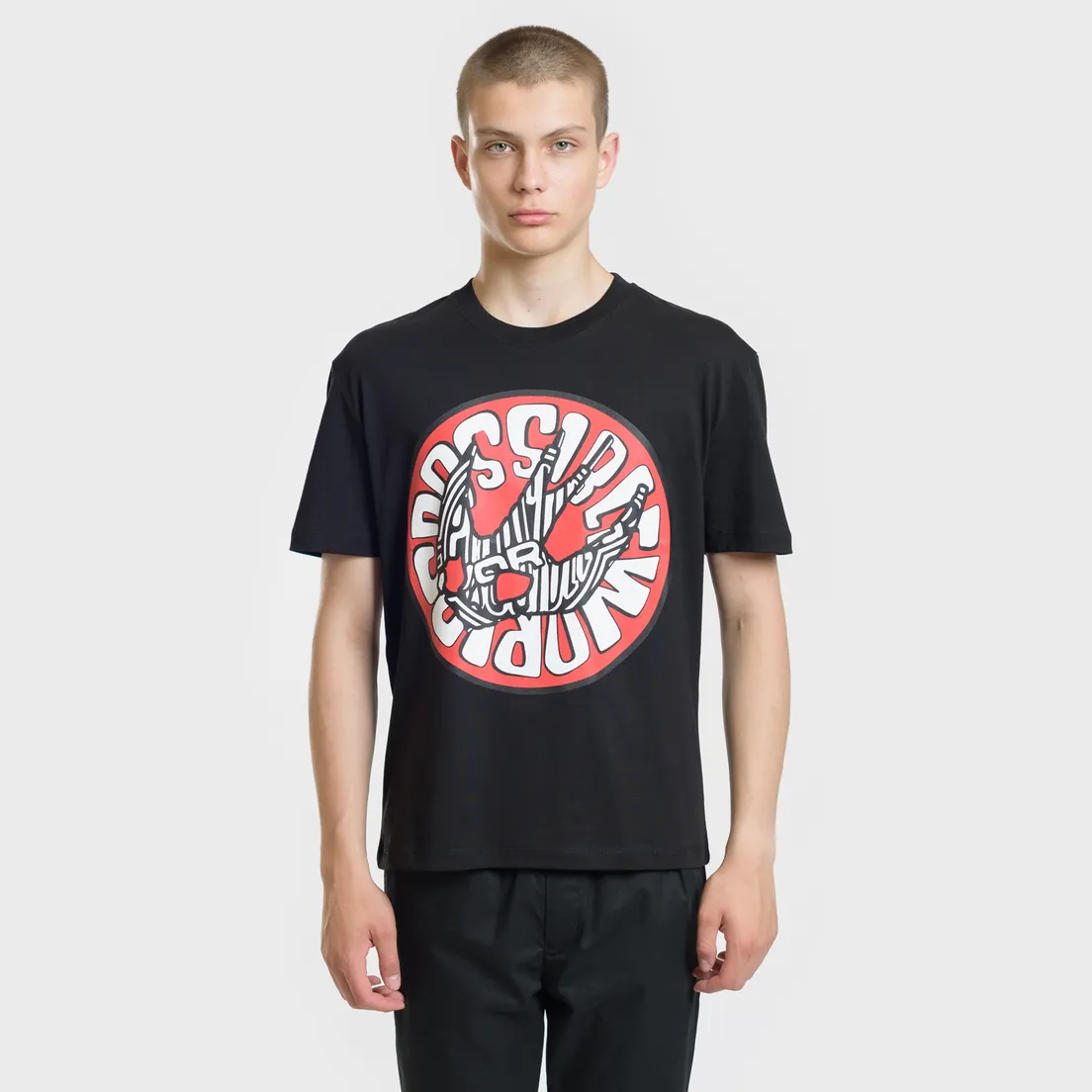 McQ Alexander McQueen Мужская футболка Seasonal Dropped Shoulder