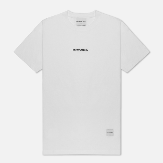 Мужская футболка MKI Miyuki-Zoku Embroidered Logo White