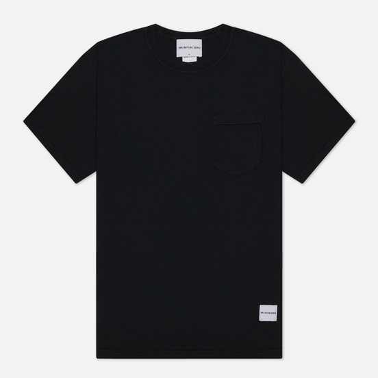 Мужская футболка MKI Miyuki-Zoku Garment Dyed Pocket Black