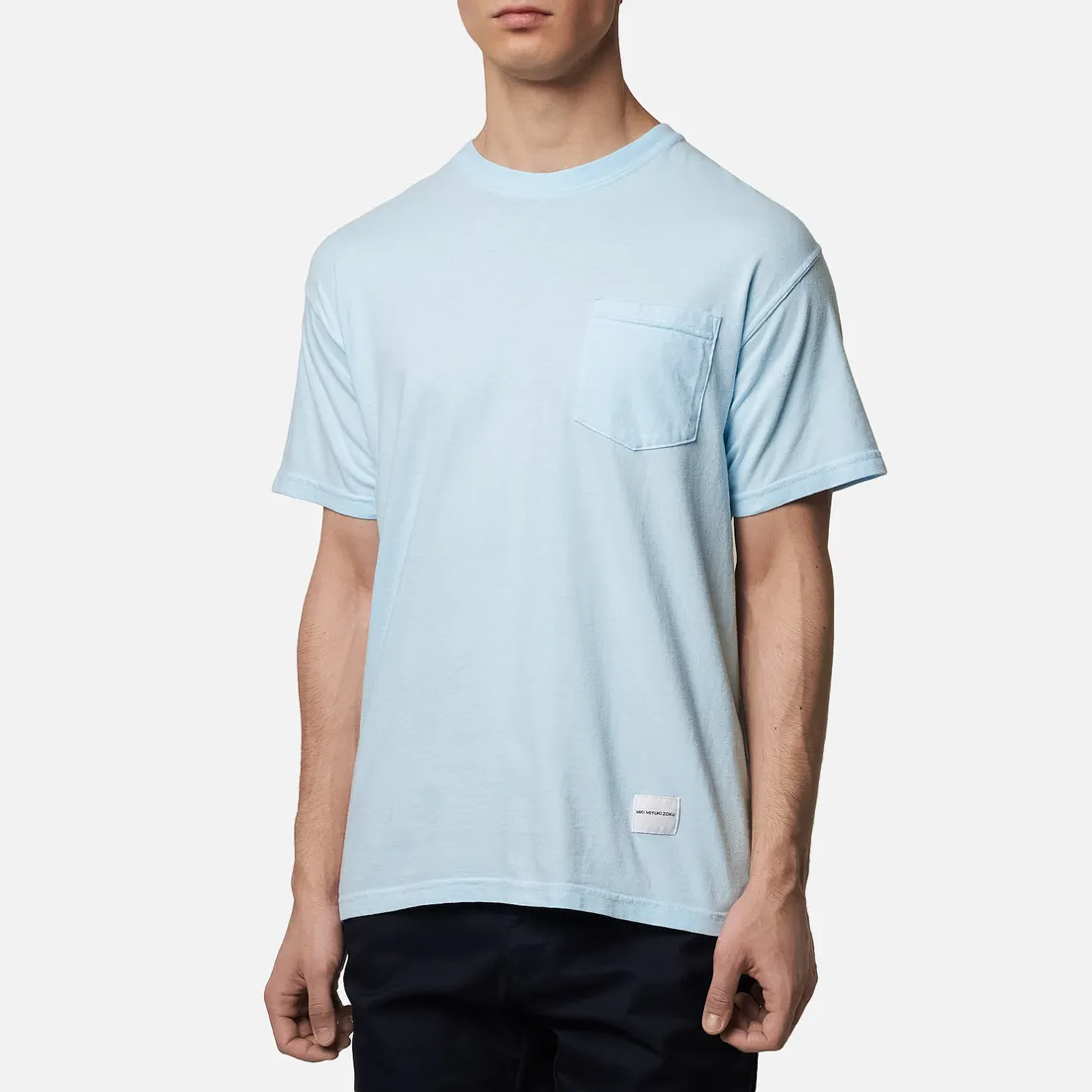 MKI Miyuki-Zoku Мужская футболка Garment Dyed Pocket