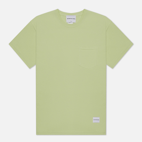 Мужская футболка MKI Miyuki-Zoku Garment Dyed Pocket Pistachio