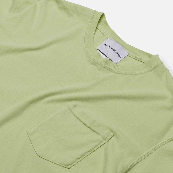 Мужская футболка MKI Miyuki-Zoku Garment Dyed Pocket Pistachio