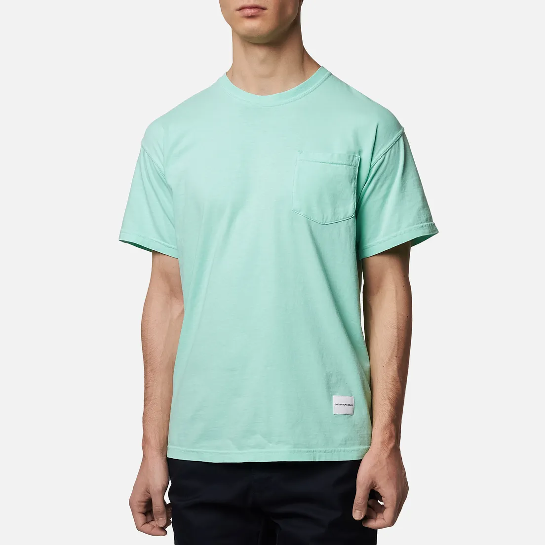MKI Miyuki-Zoku Мужская футболка Garment Dyed Pocket