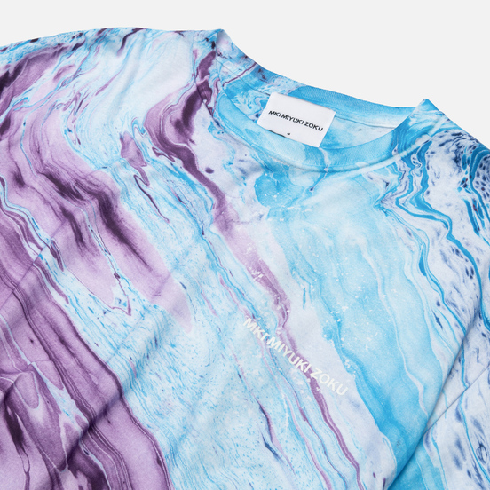 Мужская футболка MKI Miyuki-Zoku Marble Blue/Purple