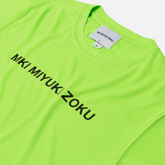 Мужская футболка MKI Miyuki-Zoku Neon Logo Flo Green