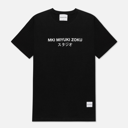 Мужская футболка MKI Miyuki-Zoku Studio Classic Logo, цвет чёрный, размер XL