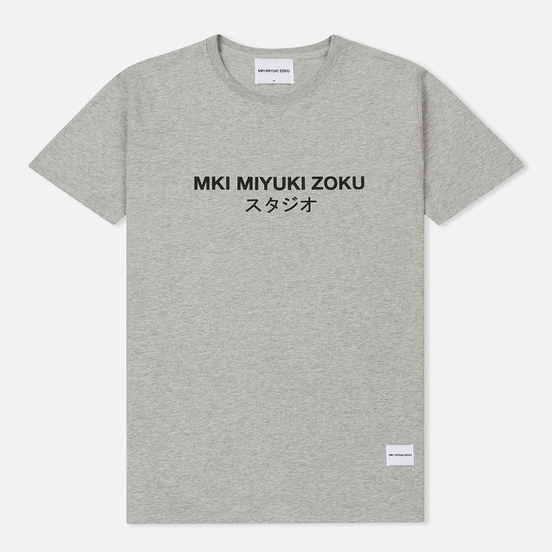Мужская футболка MKI Miyuki-Zoku Studio Classic Logo Grey