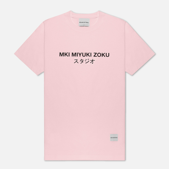 Мужская футболка MKI Miyuki-Zoku Studio Classic Logo Pink