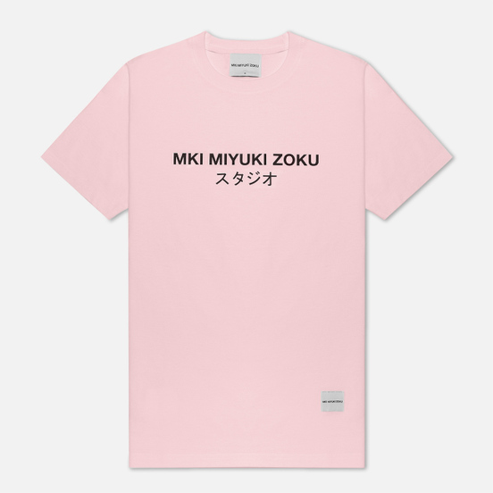 Мужская футболка MKI Miyuki-Zoku Studio Classic Logo Pink