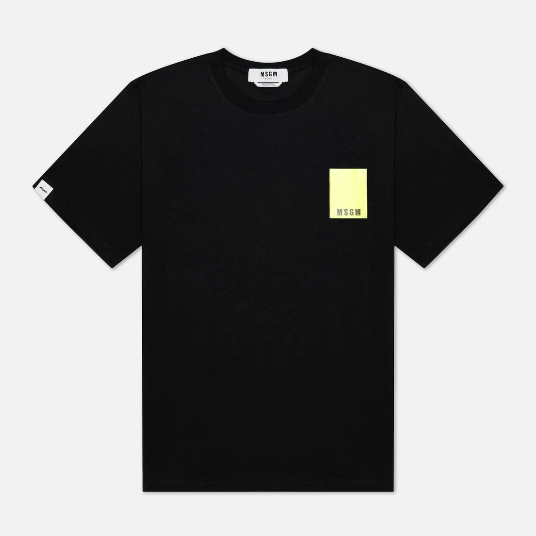 MSGM Мужская футболка Fluo Framis Logo