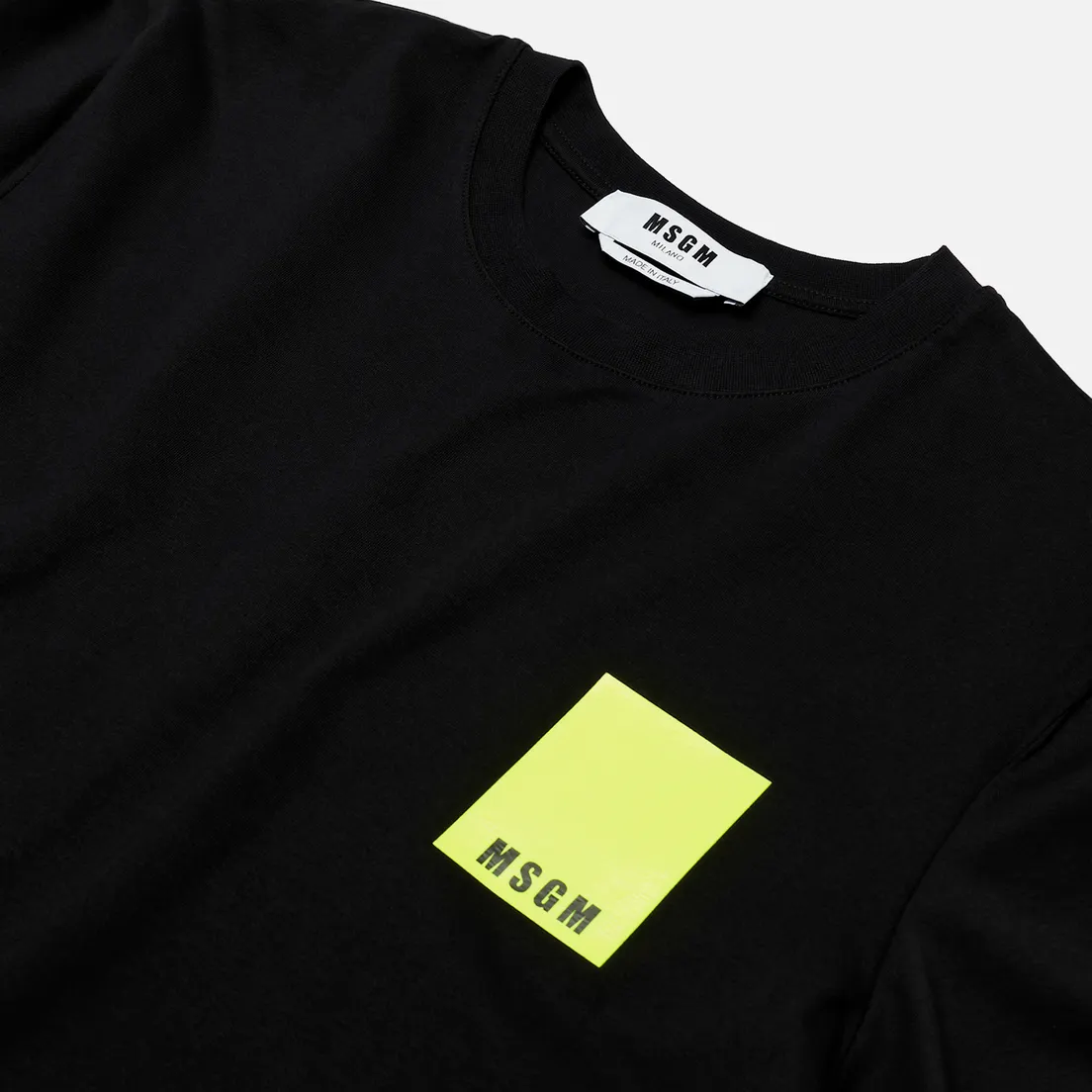 MSGM Мужская футболка Fluo Framis Logo