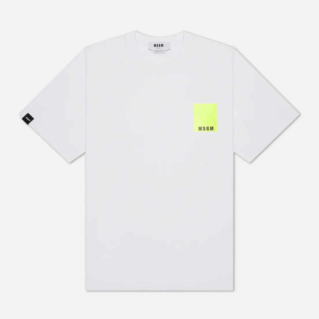 MSGM Мужская футболка Fluo Framis Logo