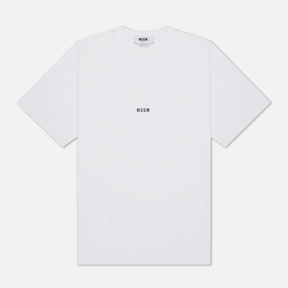 MSGM Мужская футболка Micro Logo Print MSGM