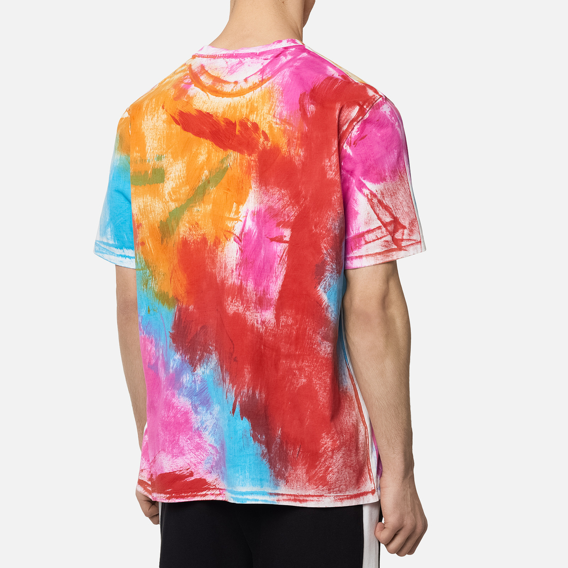 MSGM Мужская футболка Multicolor Brush Stroke
