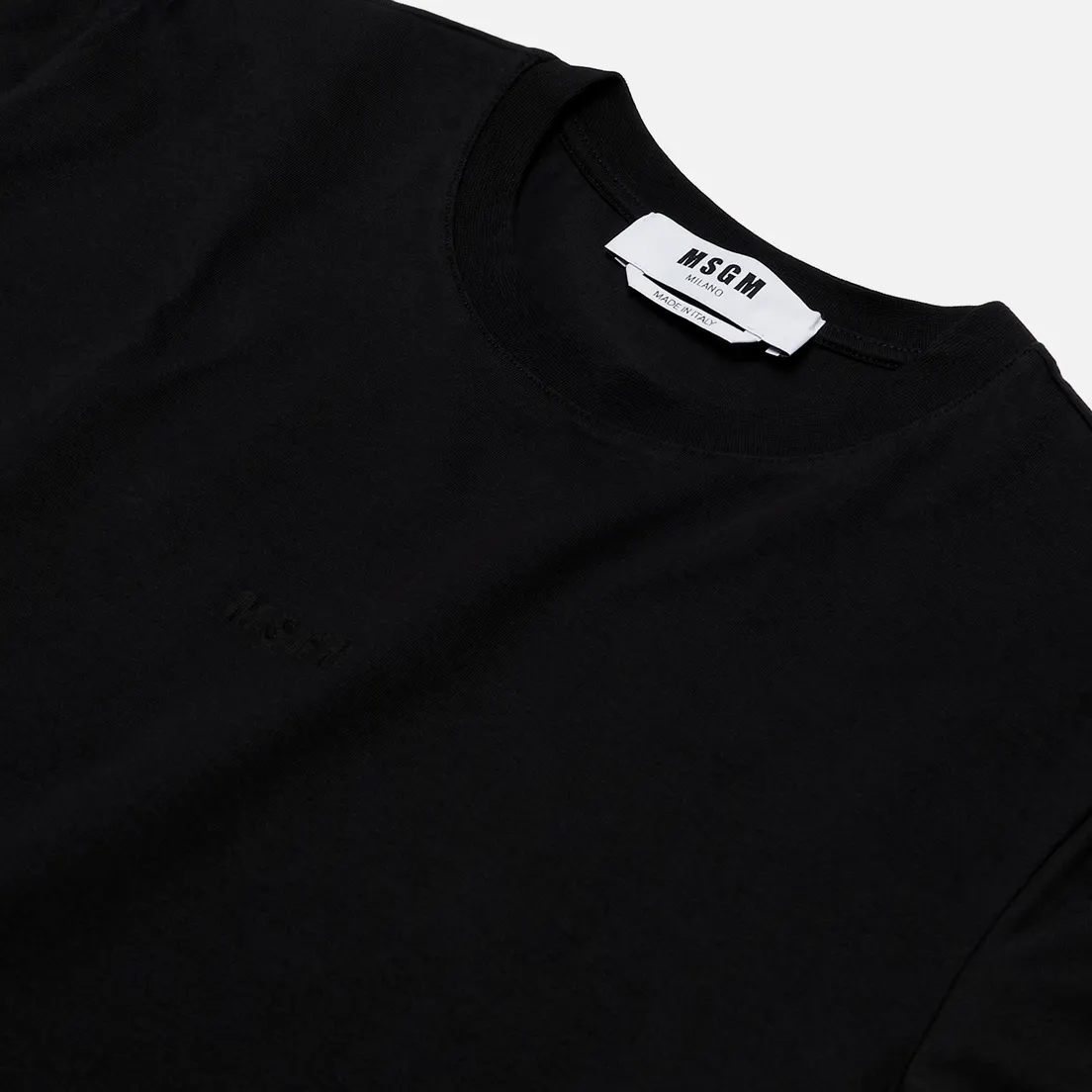MSGM Мужская футболка Raised Logo