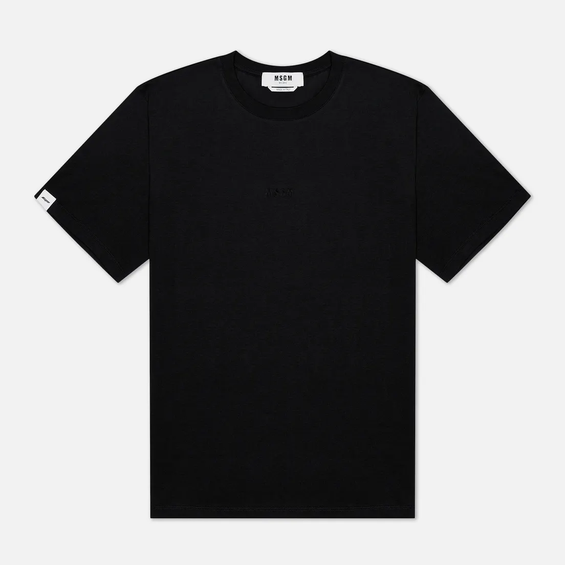 MSGM Мужская футболка Raised Logo