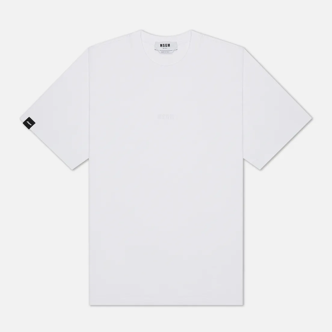 MSGM Мужская футболка Raised Logo
