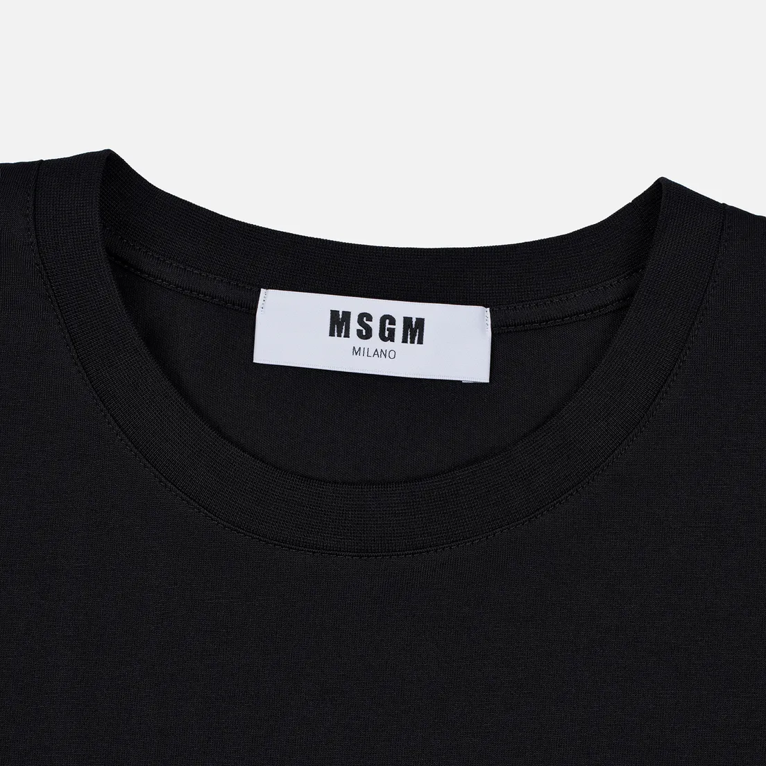 MSGM Мужская футболка Scoop Neck Back Print