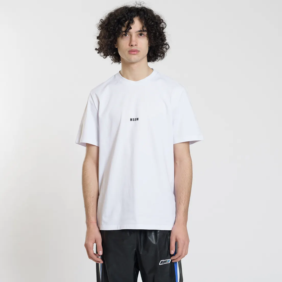 MSGM Мужская футболка Shiro And Logo Print