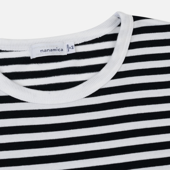 Мужская футболка Nanamica Coolmax St. Jersey Black/White