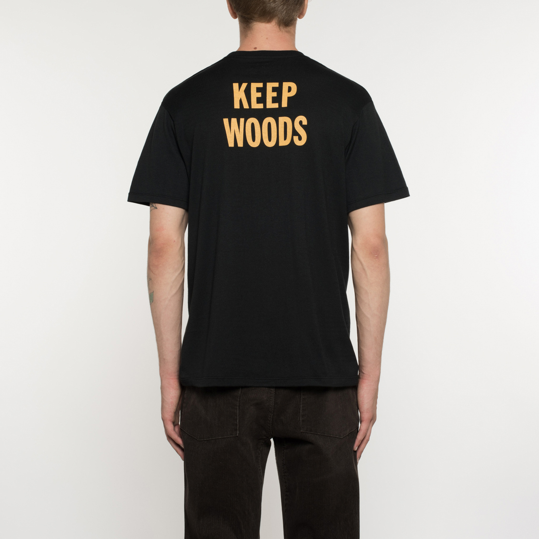 Nanamica Мужская футболка Loopwheel Coolmax Graphic Keep Woods
