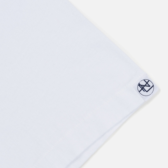 Мужская футболка Nanamica Nanamican H/S Graphic 1 White