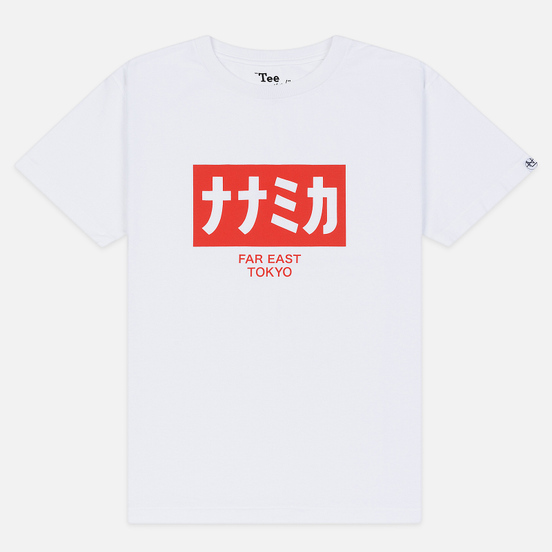 Мужская футболка Nanamica Nanamican H/S Graphic 1 White