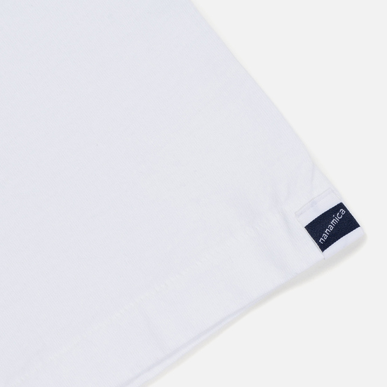 Мужская футболка Nanamica Nanamican H/S Graphic 2 White