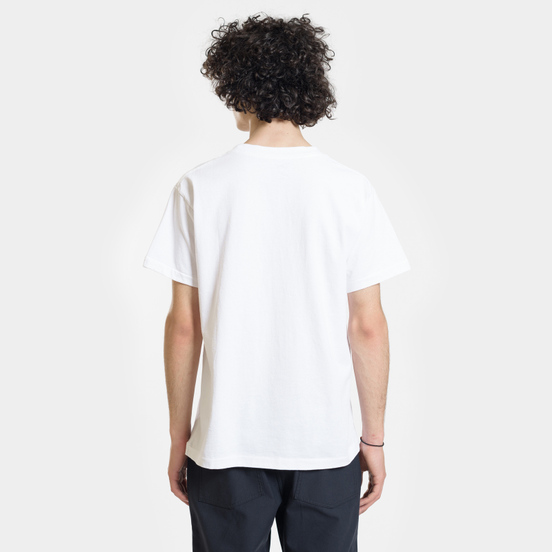 Мужская футболка Nanamica Nanamican Logo White