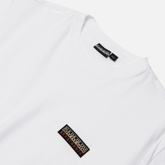 Мужская футболка Napapijri Sase 1 Bright White