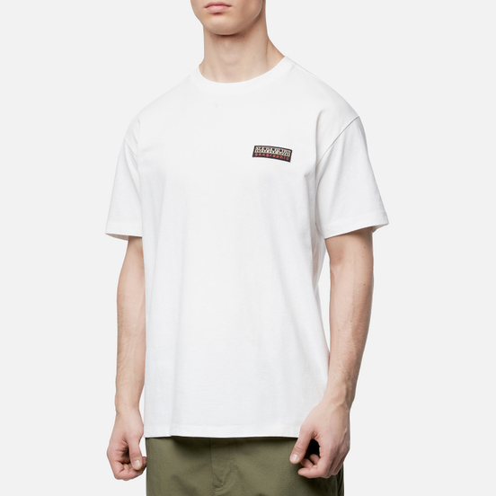 Мужская футболка Napapijri Sase 1 Bright White