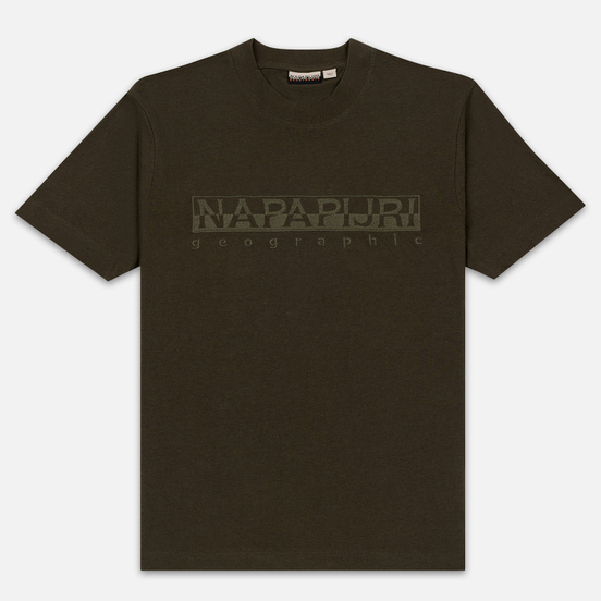 Мужская футболка Napapijri Serber Green Forest