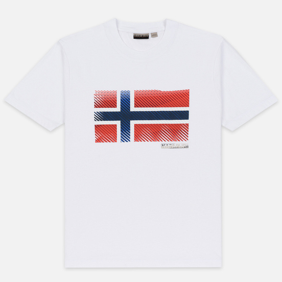 Мужская футболка Napapijri Sibu Bright White