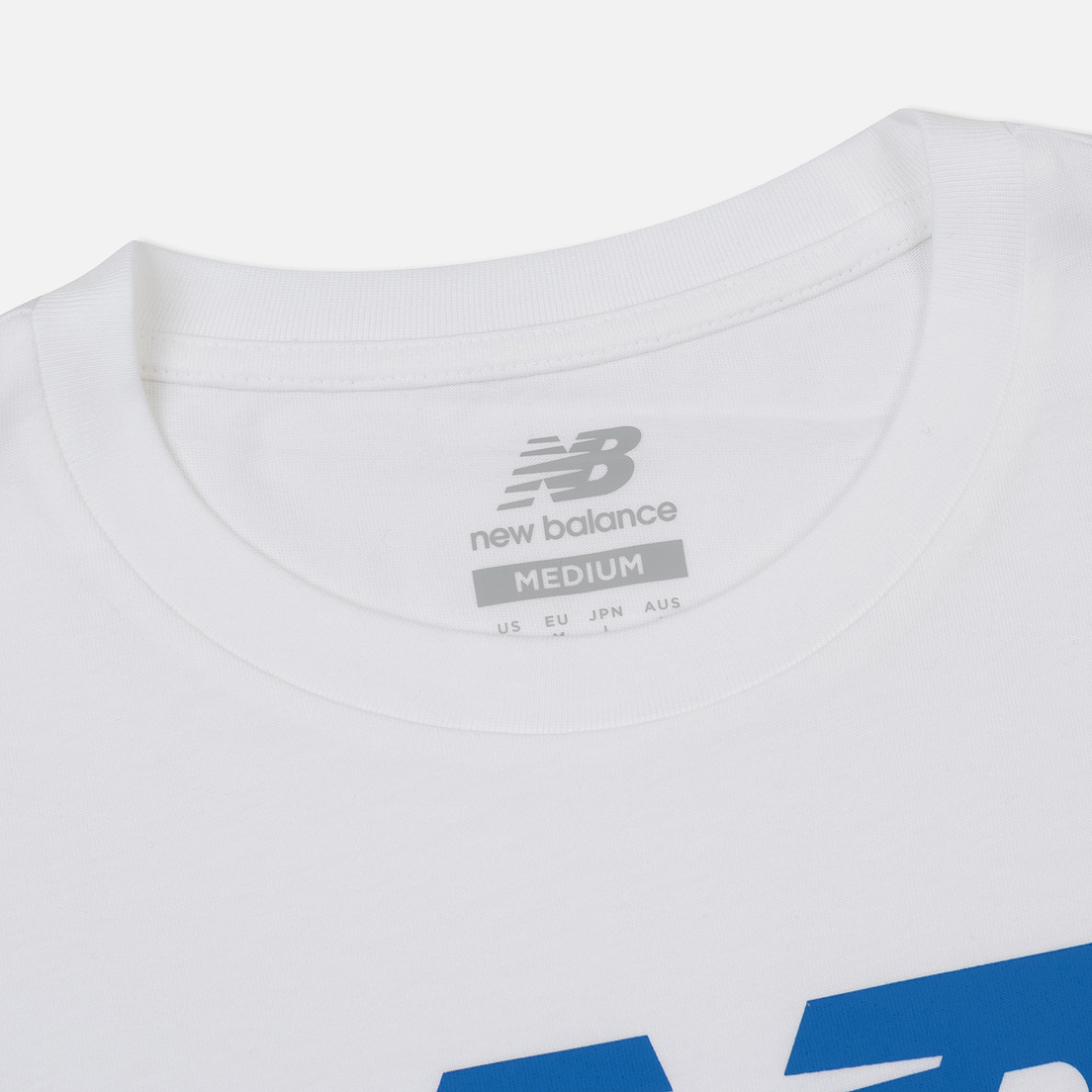 New Balance Мужская футболка Essentials Stacked Logo White