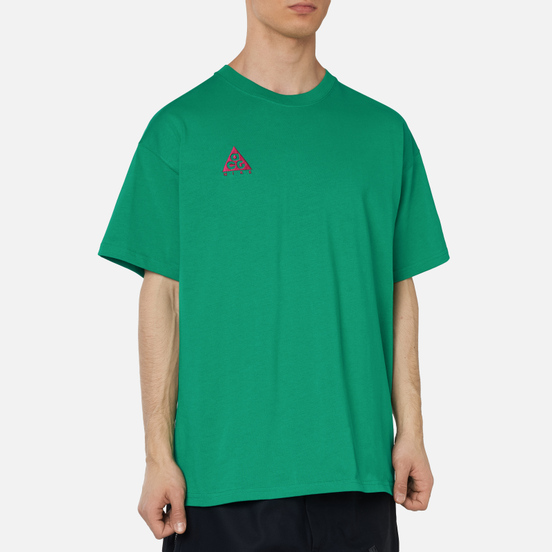 Мужская футболка Nike ACG NRG Logo Lucid Green/Sport Fuchsia