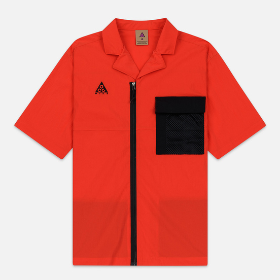 Мужская рубашка Nike ACG NRG SS Habanero Red/Black