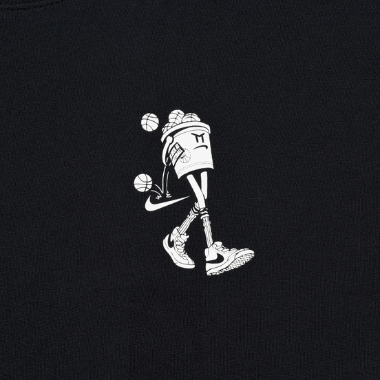 Мужская футболка Nike Dri-Fit Just Buckets Black/Black