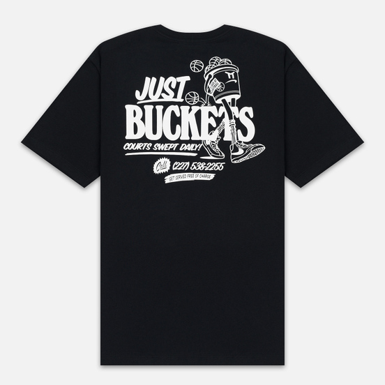 Мужская футболка Nike Dri-Fit Just Buckets Black/Black